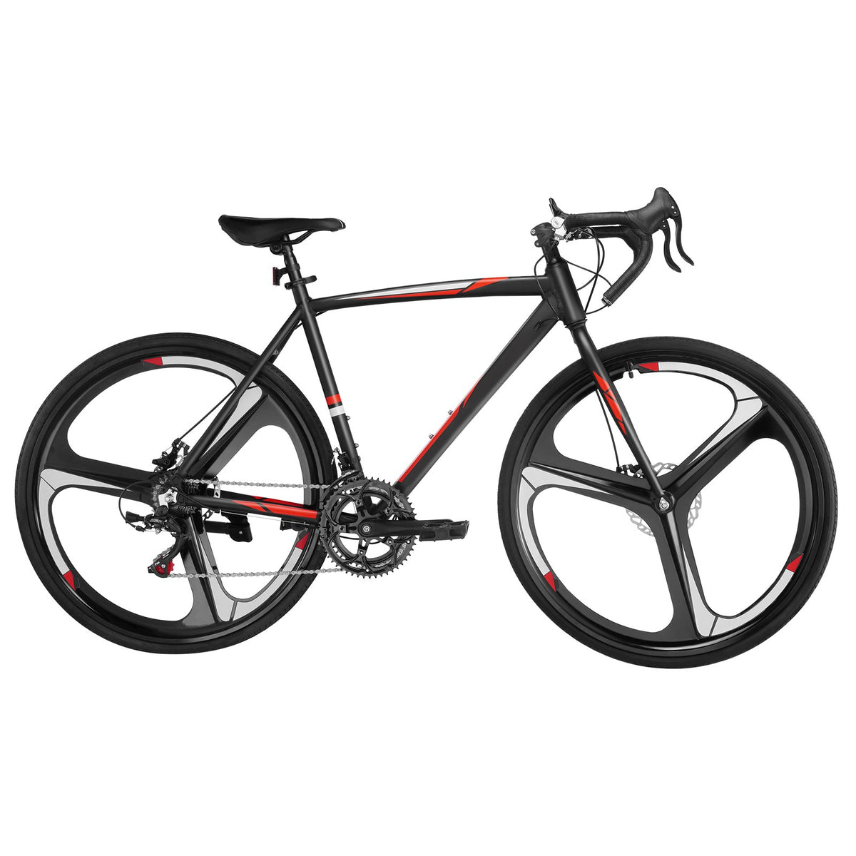 Road Bike, 700C Wheels Racing Bike, SHIMANO 14 Speeds Drivetrain City Commuter Road Bicycle, Urban Adult Sport Bike With Lightweight Aluminum Alloy Frame, Drop Bar, Disc Brake, For Men Women
