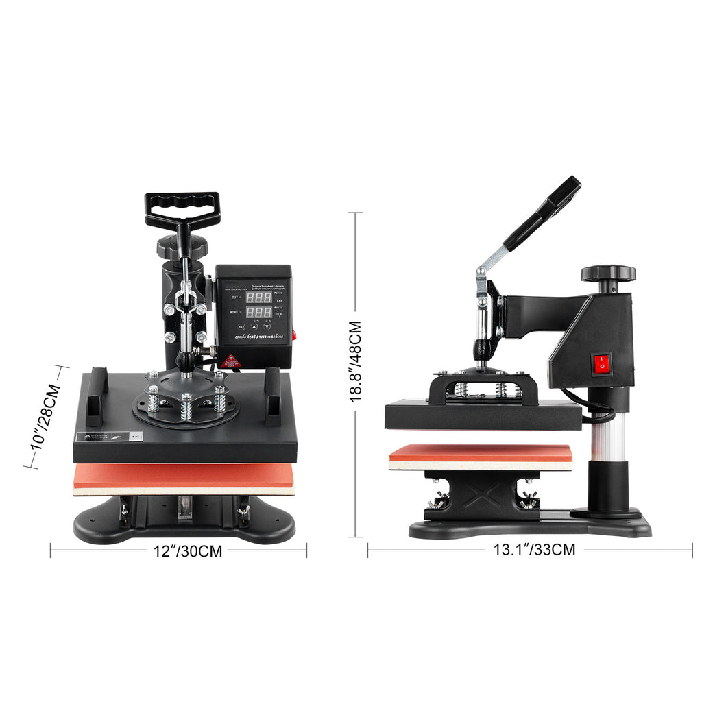 VEVOR Heat Press, 12x10Inch T-Shirt Press Machine