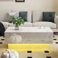 Coffee Table With Sliding Tabletop, Center Table With Hidden Storage Compartment