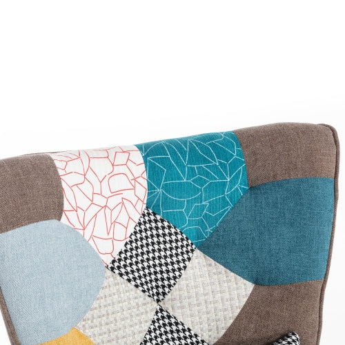 Multi-colour Lounge Chair With Footrest, Backrest And Cushion, Living Room Lounge Chair Combination