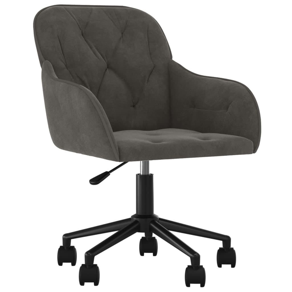 Swivel Office Chair, Velvet;   Swivel Office Chair, Dark Green