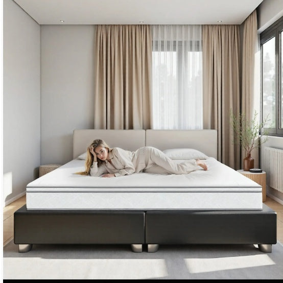 12 inch Queen Mattress  Hybrid Mattress With Memory Foam