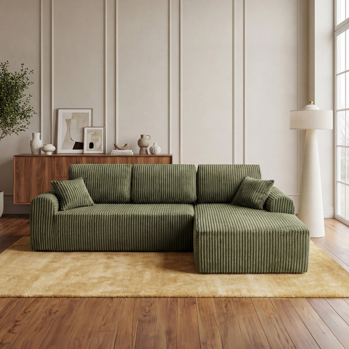 109 Cloud Modular Sectional Sofa Couch With L-Shape Chaise,Modern Minimalist Upholstered Couches For Living Room Bedroom,Deep Seat Corner Couch,No Assembly Required