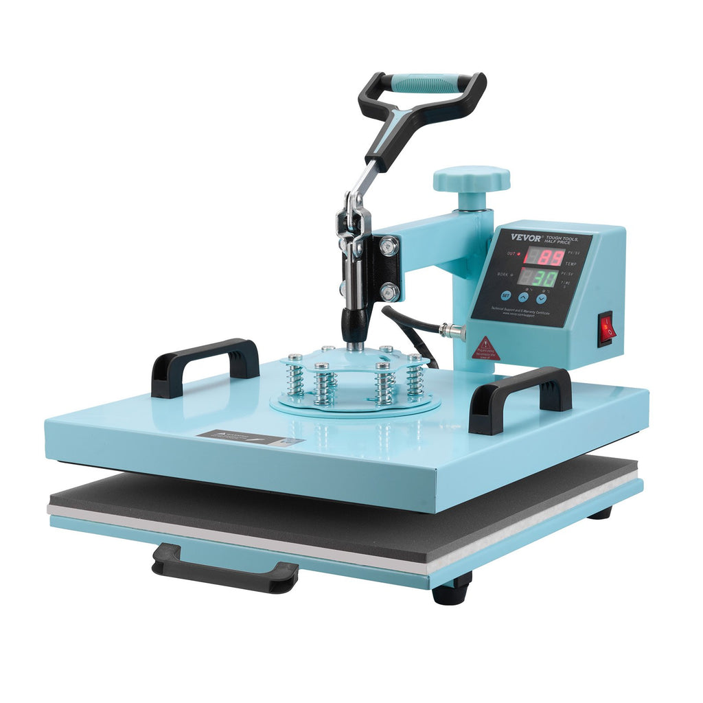 5-in-1 Heat Press Machine Multifunction Sublimation Press for T-Shirts, Mugs & Hats