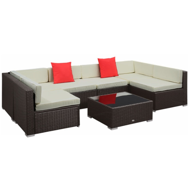 Pieces Patio Furniture Set