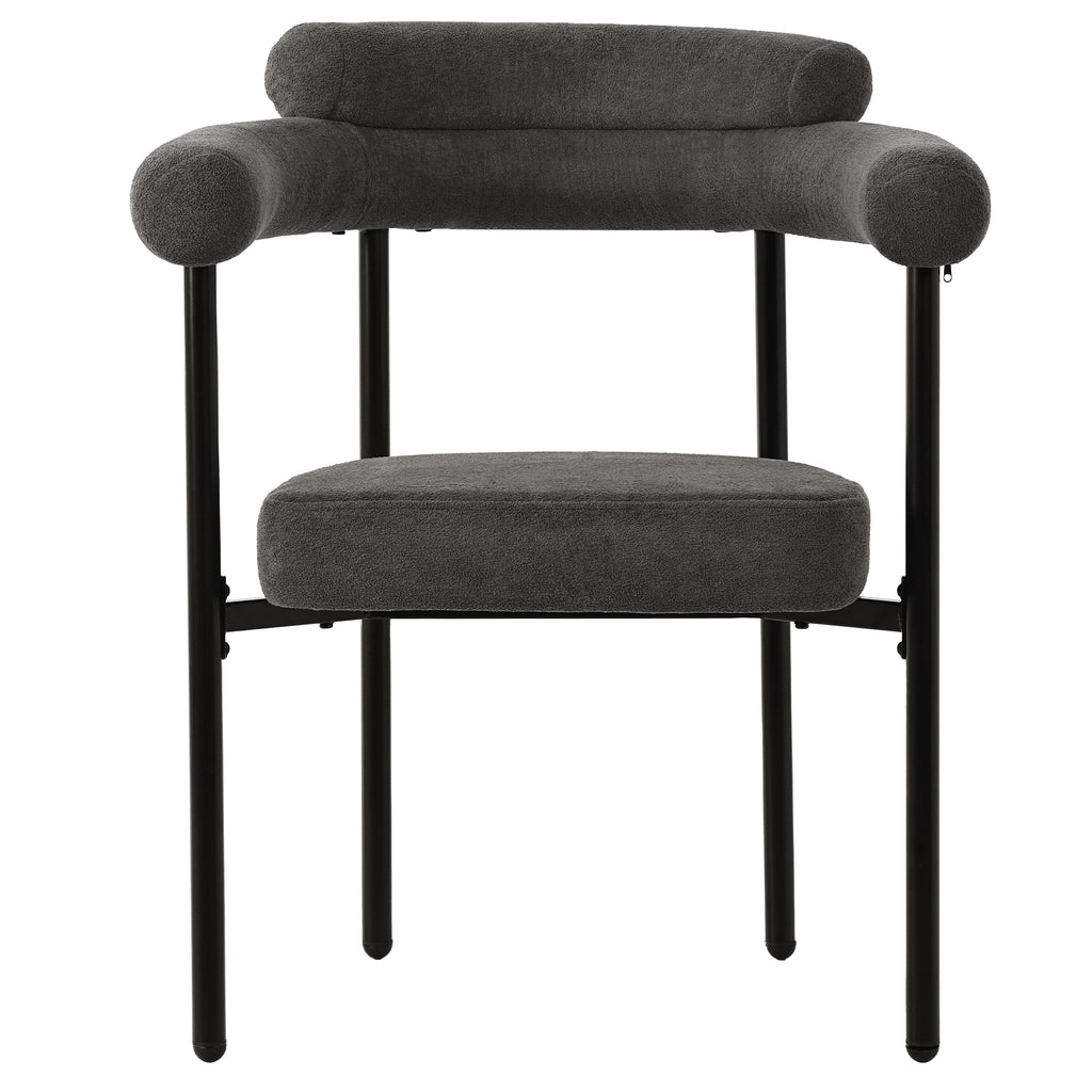 Velvet Dining Chairs Set of 2 | Upholstered Modern Armchairs