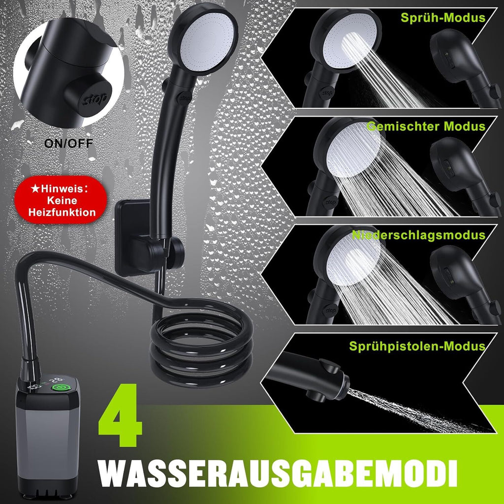Rechargeable Portable Shower Camping Shower Camp Outdoor Shower Electric