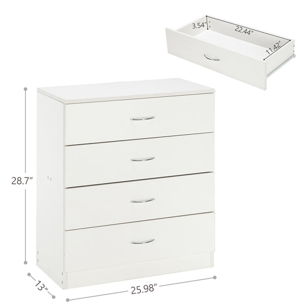 Four Layer Cabinet - White