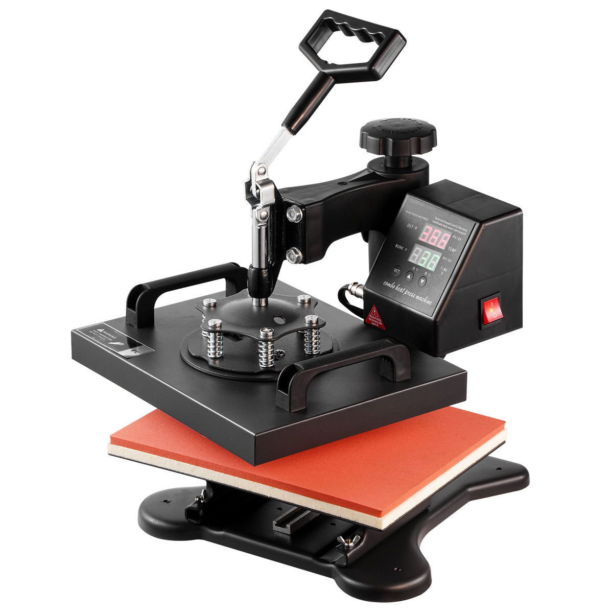 VEVOR Heat Press, 12x10Inch T-Shirt Press Machine