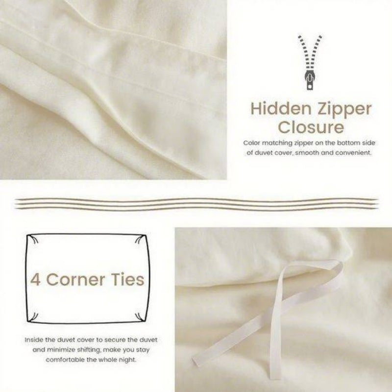 Serta Simply Clean Solid Duvet Cover