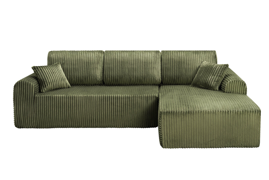 109 Cloud Modular Sectional Sofa Couch With L-Shape Chaise,Modern Minimalist Upholstered Couches For Living Room Bedroom,Deep Seat Corner Couch,No Assembly Required