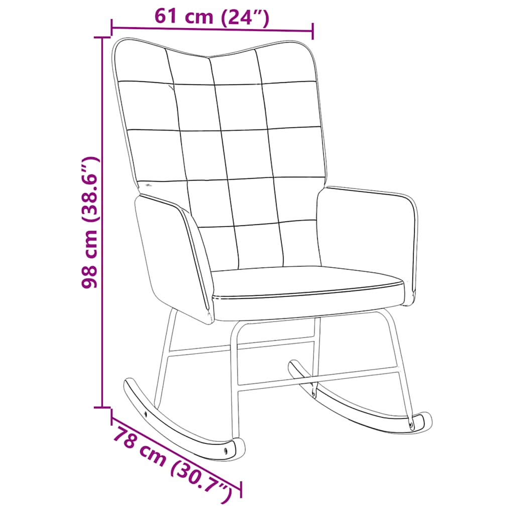 Rocking Chair Velvet   Rocking Chair Velvet   Rocking Chair