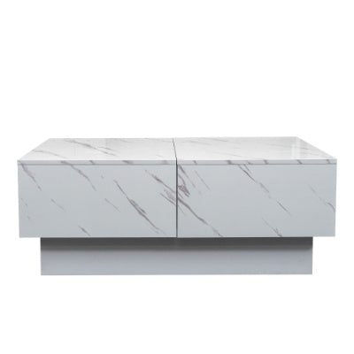 Coffee Table With Sliding Tabletop, Center Table With Hidden Storage Compartment