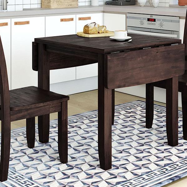 3-piece Wooden Folding Breakfast Corner Dining Table Set, Prohibited From Sale On Wayfair Platform