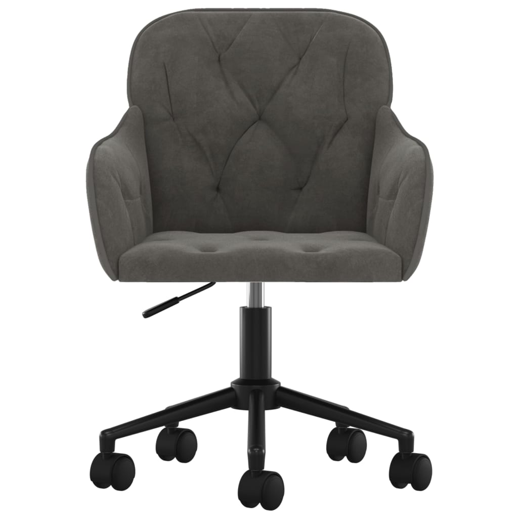 Swivel Office Chair, Velvet;   Swivel Office Chair, Dark Green