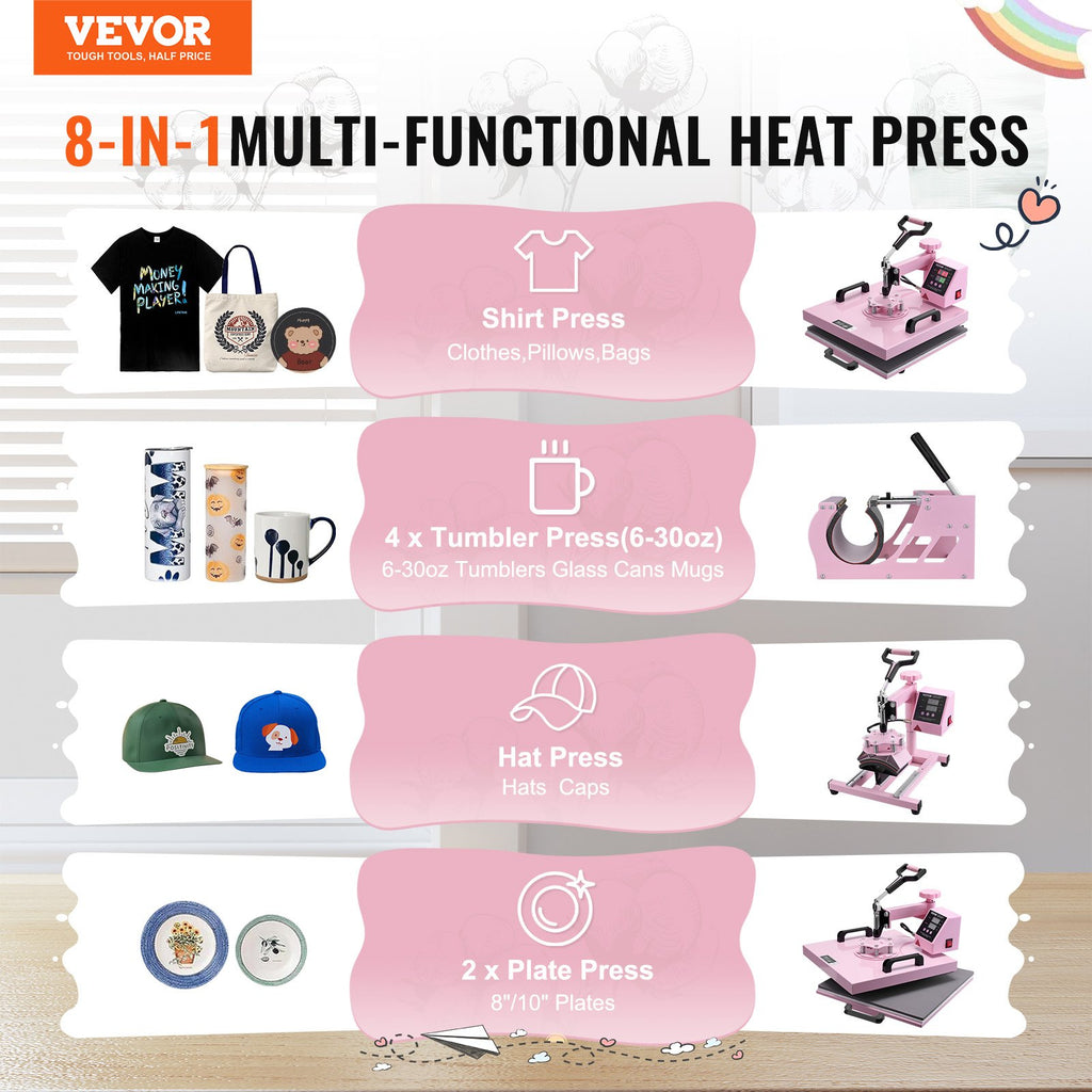 Heat Press Machine, 15 X 15 Inch