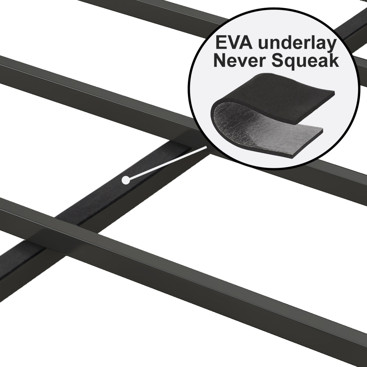 Queen Size Bed Frame With Charging Station, Upholstered Headboard, Metal Platform, Grey