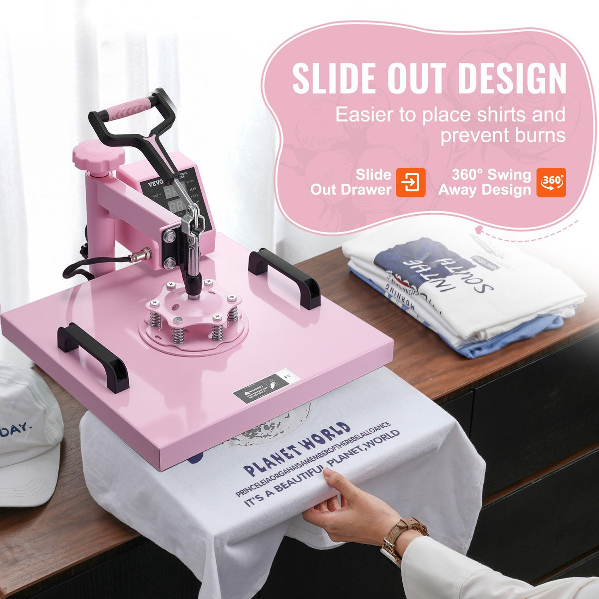 Heat Press Machine, 15 X 15 Inch