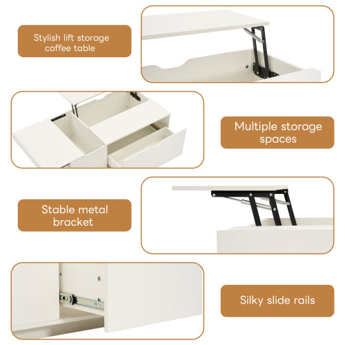 Lift Up Coffee Table, Coffee Table With Drawer