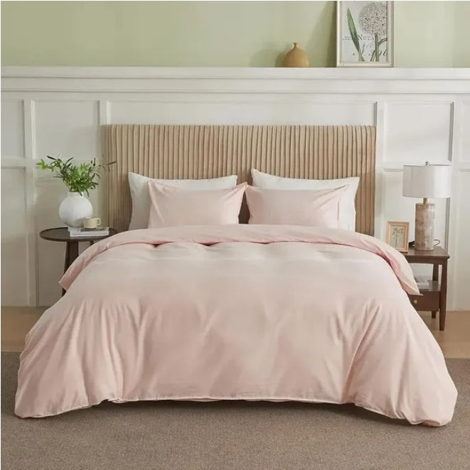 Serta Simply Clean Pleated Duvet Cover Queen