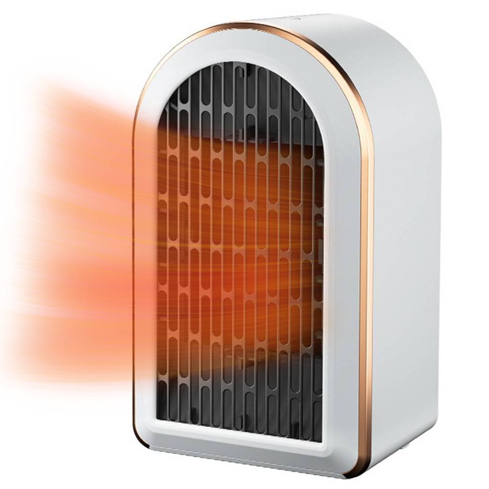 Electric Portable Space Heater 1200W Small Ceramic Fan Heater Low Energy UK Plug