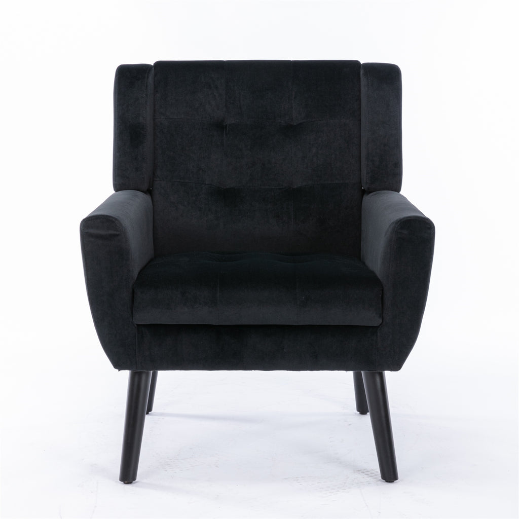 Modern Soft Velvet Ergonomic Accent Chair For Living Room, Bedroom - Home Chair