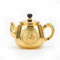 Pure 999 Fine Silver Imperial Dragon Teapot with Ornate Relief and Polished Lustre - Handicraft