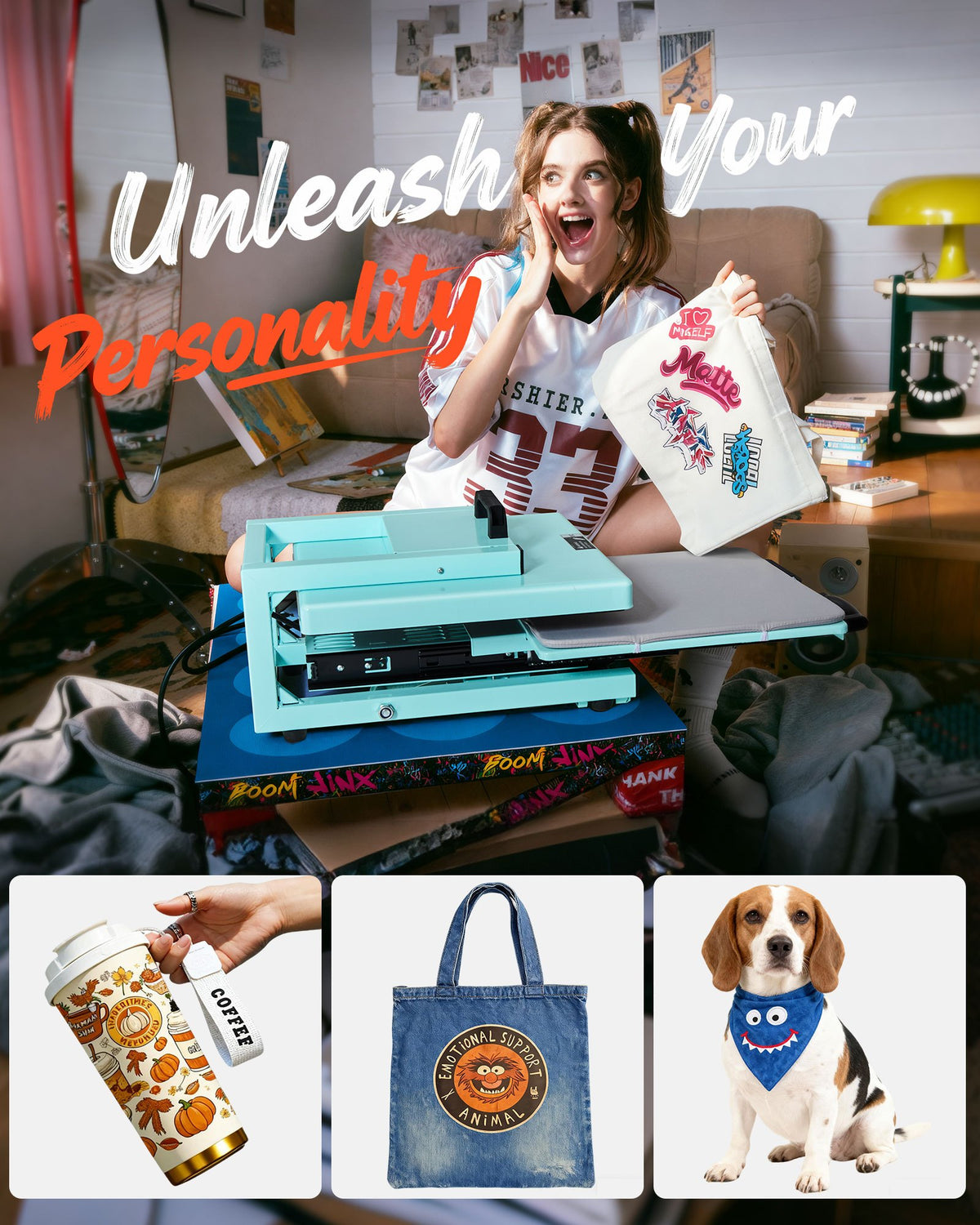 8-in-1 Heat Press Machine 15x15 High Pressure | Sublimation Press for T-Shirts, Mugs & More