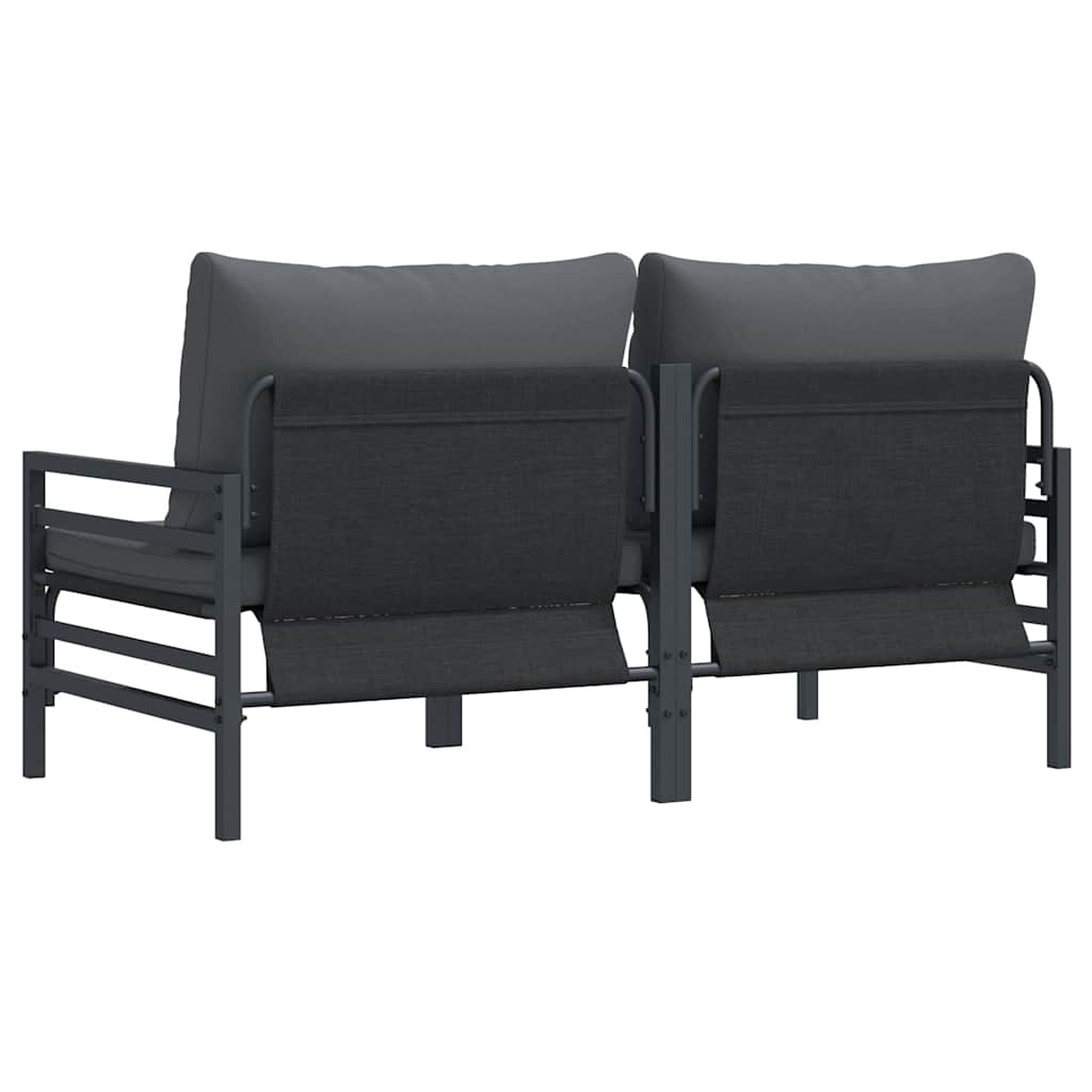 Garden Furniture with Cushions, Anthracite