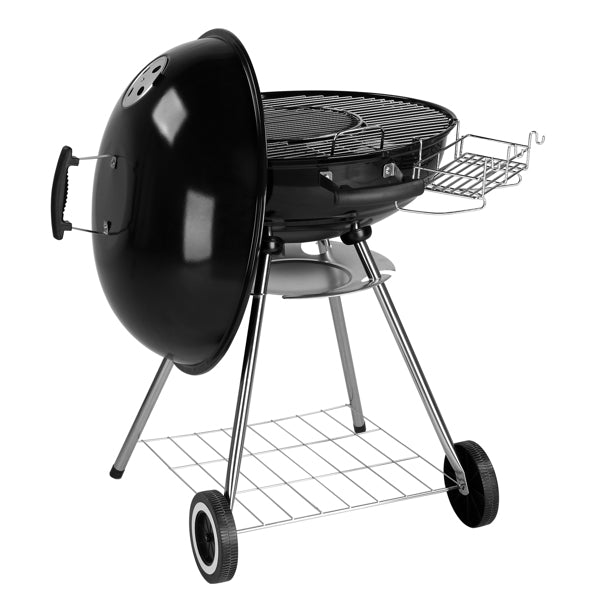 71X71X95cm Black Activity Baking Net, Circular Enamel Carbon Oven