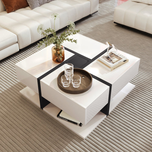Coffee Table with  4 Drawers