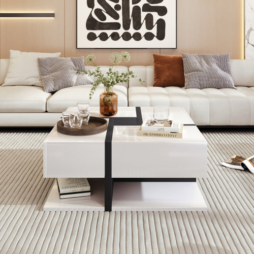 Coffee Table with  4 Drawers