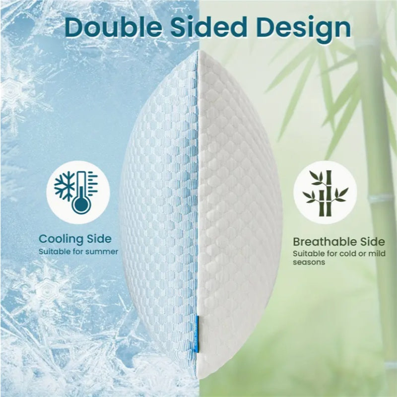 2pack Cooling Breathable Tofu Pillows
