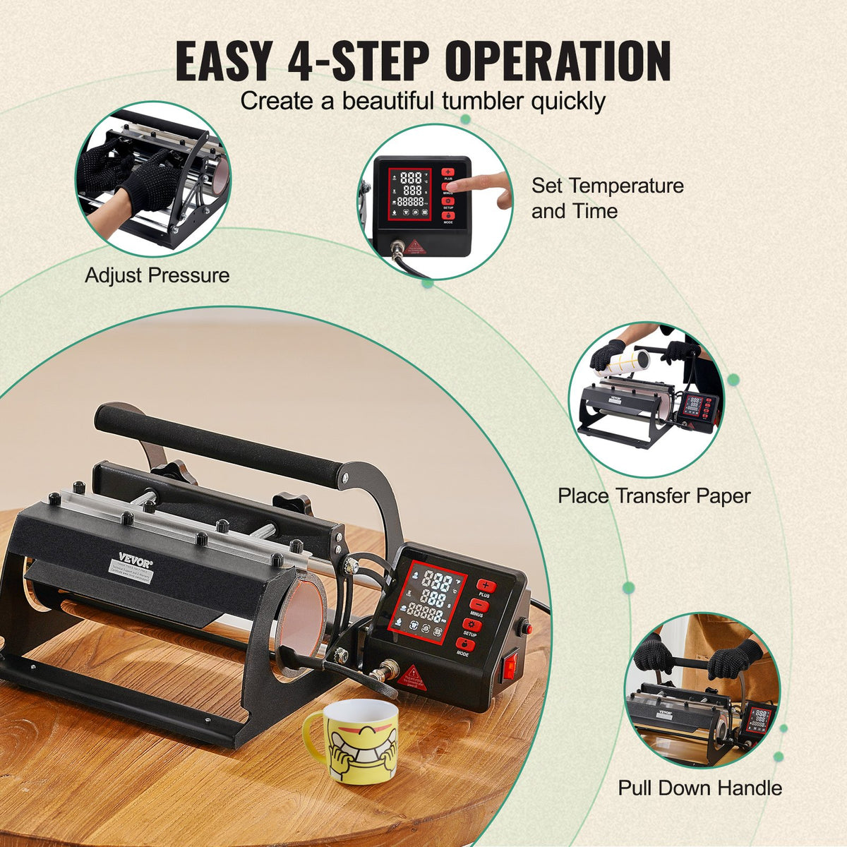 Tumbler Heat Press Machine