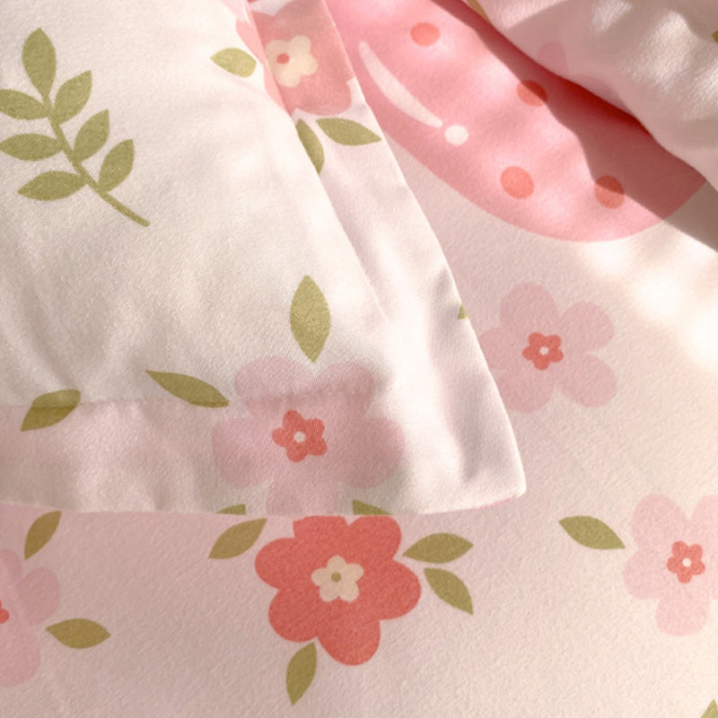 3 Piece Strawberry Duvet Cover Set Strawberry Print Bedding For Home Bedroom Decor Microfiber Quilt Cover Gifts Twin Full Queen King Size