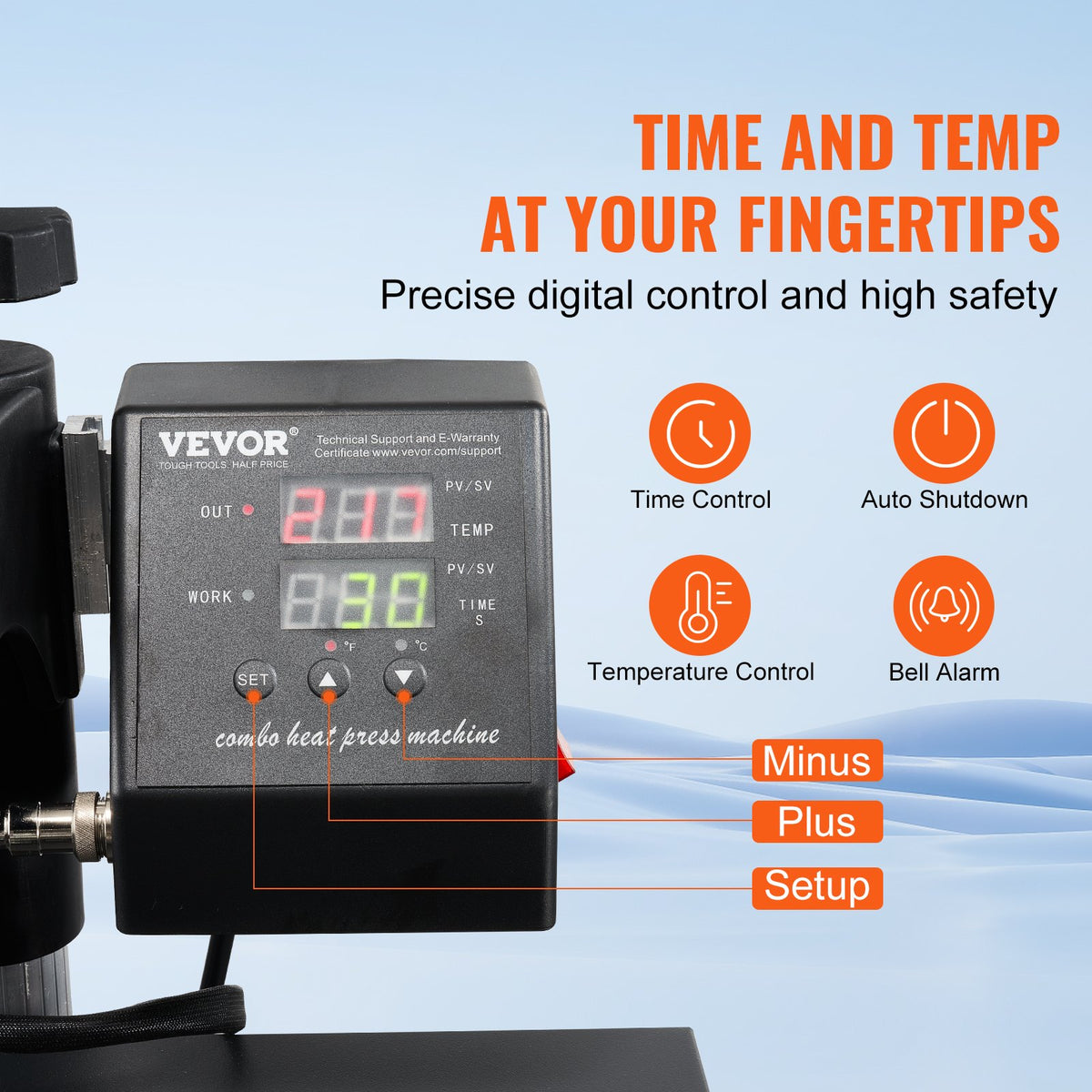 360° Swing Away Heat Press Machine | Digital Sublimation Press