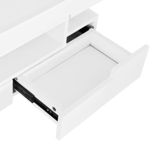 High gloss LED Coffee Table with Four Drawer storage