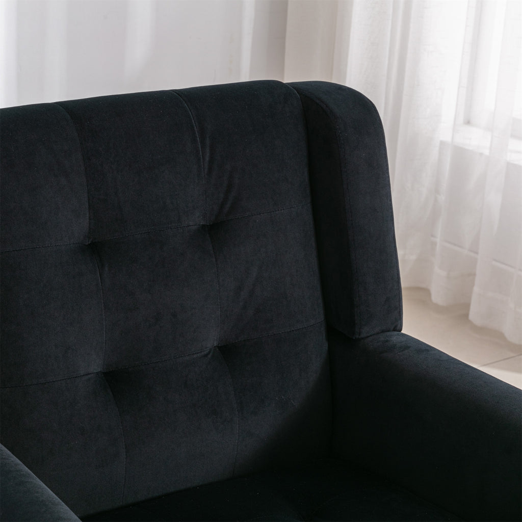 Modern Soft Velvet Ergonomic Accent Chair For Living Room, Bedroom - Home Chair