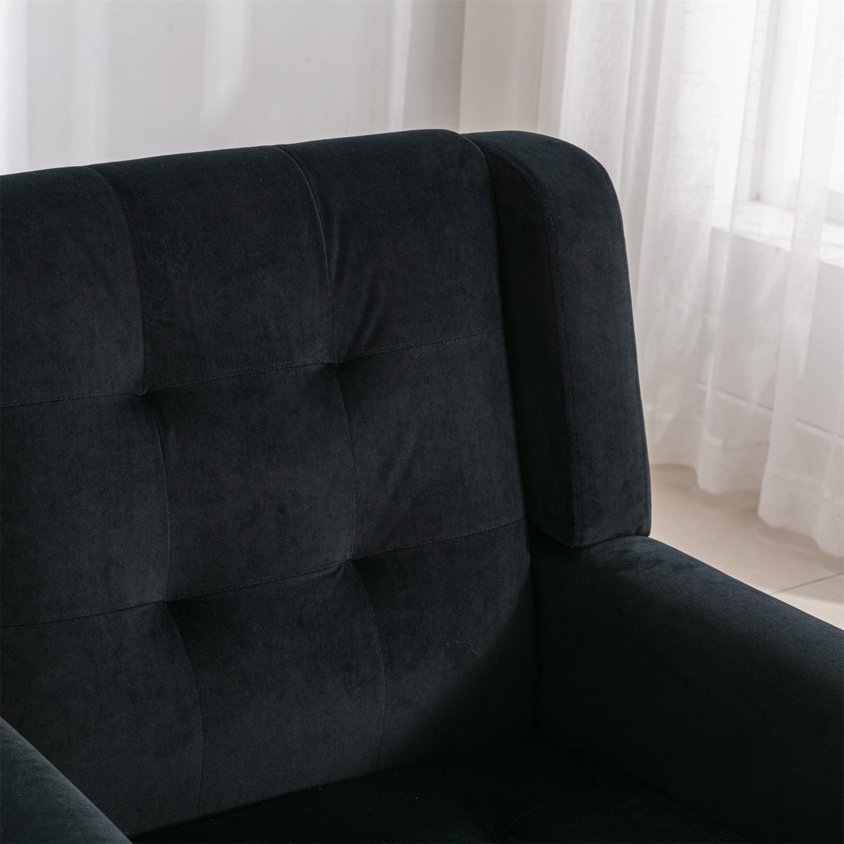Modern Soft Velvet Ergonomic Accent Chair For Living Room, Bedroom - Home Chair