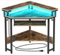 Corner Desks, Small Desks And Sockets, Corner Desks, Small Spaces, Triangular Desks With Lights And Storage For Home Offices