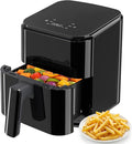 3.17 QT Digital Air Fryer, A Small Air Fryer With A PP Touch Panel, With A Maximum Temperature Of 400 Degrees Fahrenheit.
