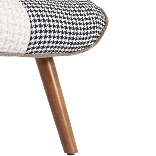 Multi-colour Lounge Chair With Footrest, Backrest And Cushion, Living Room Lounge Chair Combination