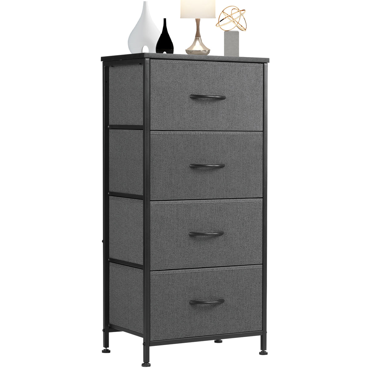 Drawers Dresser Chest Of Drawers,Metal Frame And Wood Top