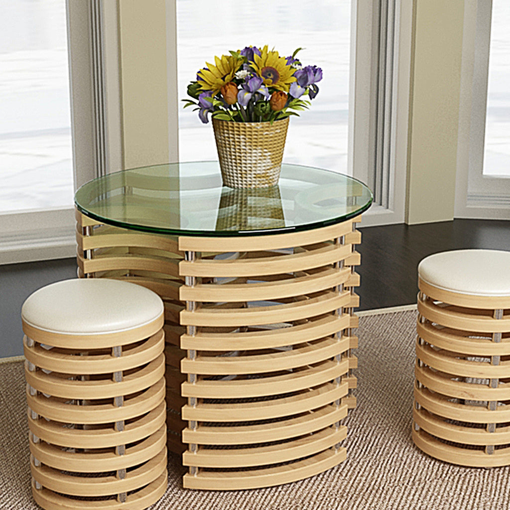20 Round Tempered Glass Table Top 1 4 Thick Polished Edge