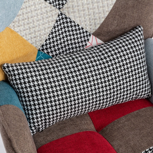 Multi-colour Lounge Chair With Footrest, Backrest And Cushion, Living Room Lounge Chair Combination