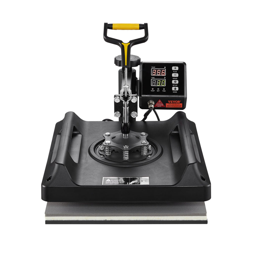 Heat Press Machine Sublimation Machine 15 X 15 Inch Press Set Black