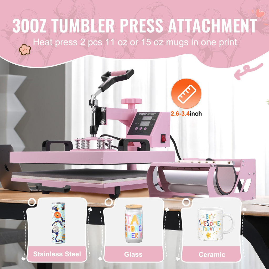 Heat Press Machine, 15 X 15 Inch
