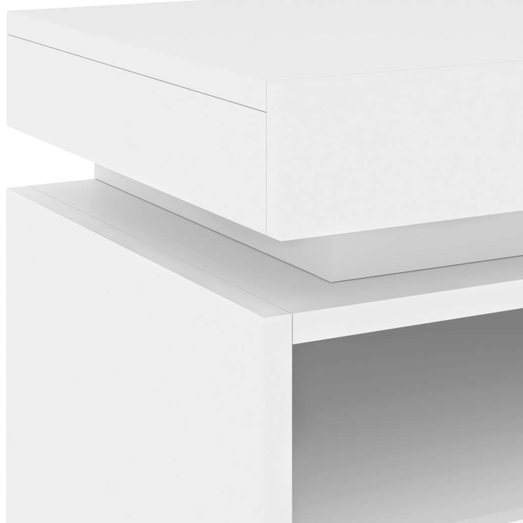 bedside table with LED lights 40x39x48.5 cm   bedside tables