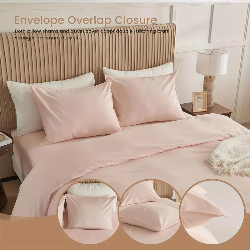 Serta Simply Clean Solid Duvet Cover