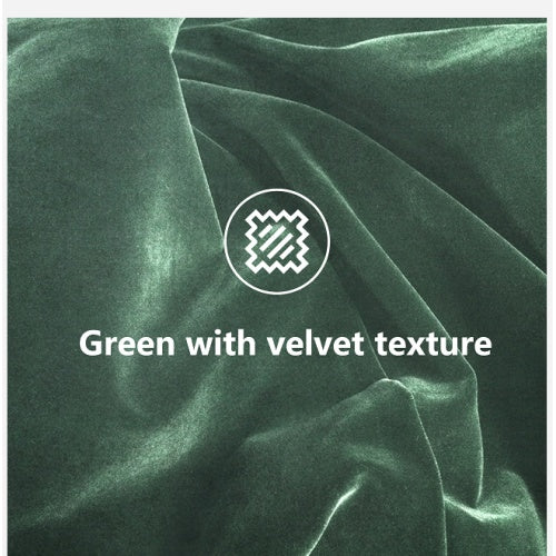 Double Bed Velvet Dark Green 4FT6 Upholstered Bed With Winged Headboard, Wood Slat Support